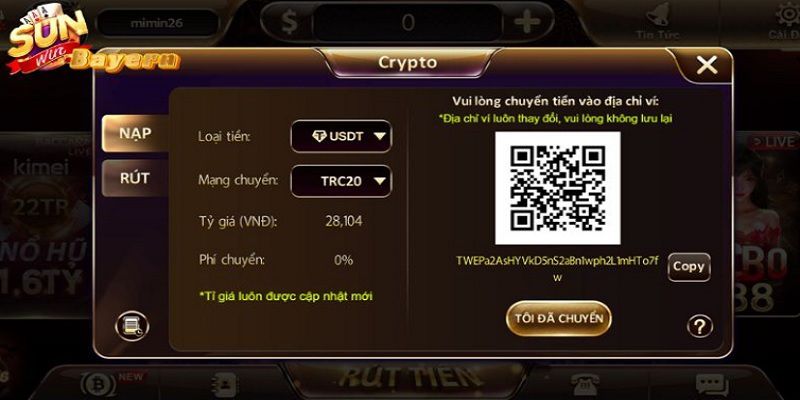 Hệ Thống Rút Tiền Tại Sunwin