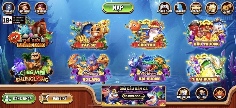 Game bắn cá đổi thưởng