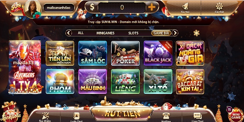 Game bài đổi thưởng Sunwin